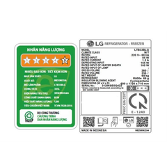Tủ lạnh LG LTB33BLG Inverter 335 lít