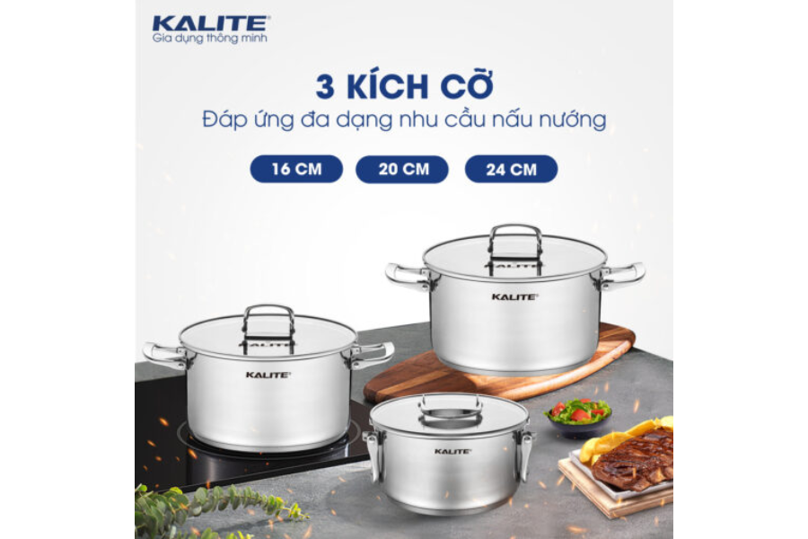 Bộ nồi chảo Kalite KL381