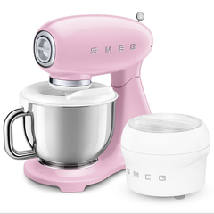 Máy trộn bột đa năng Smeg SMF05PKEU màu hồng