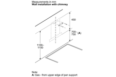 Máy hút mùi Bosch DWB98IJ60I chữ T 900mm màu đen Serie 4