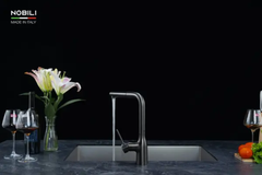 Vòi rửa chén Nobili MANIA NB216LTB nóng lạnh