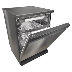 Máy rửa bát LG LDT14BSA4 Quadwash TrueSteam™ màu đen bóng