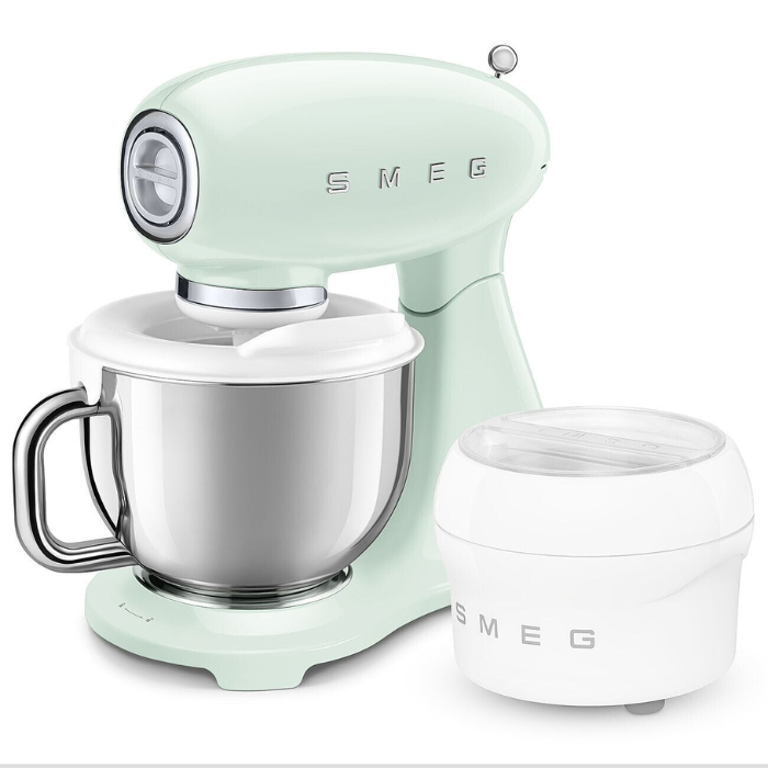 Máy trộn bột đa năng Smeg SMF05PGEU màu lá pastel
