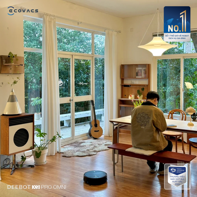 Robot hút bụi Ecovacs Deebot X9 Pro Omni
