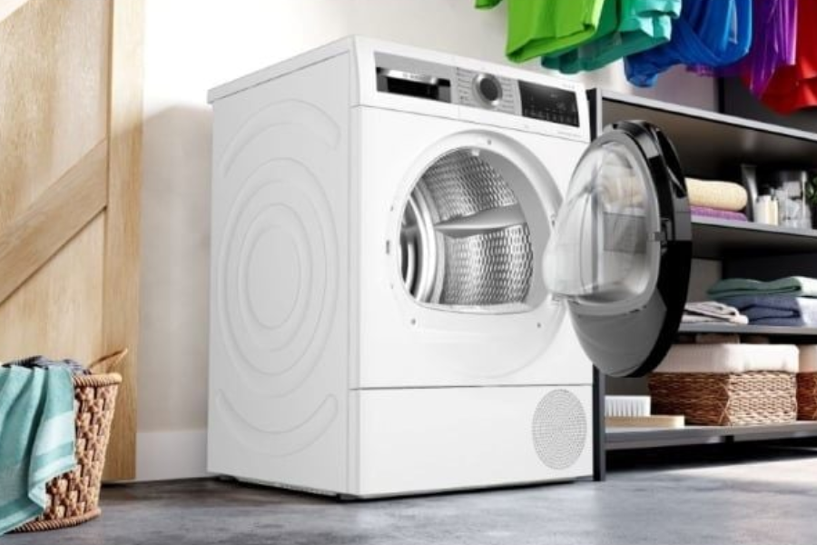 Máy sấy bơm nhiệt Bosch 9 kg WQG24570SG Series 6