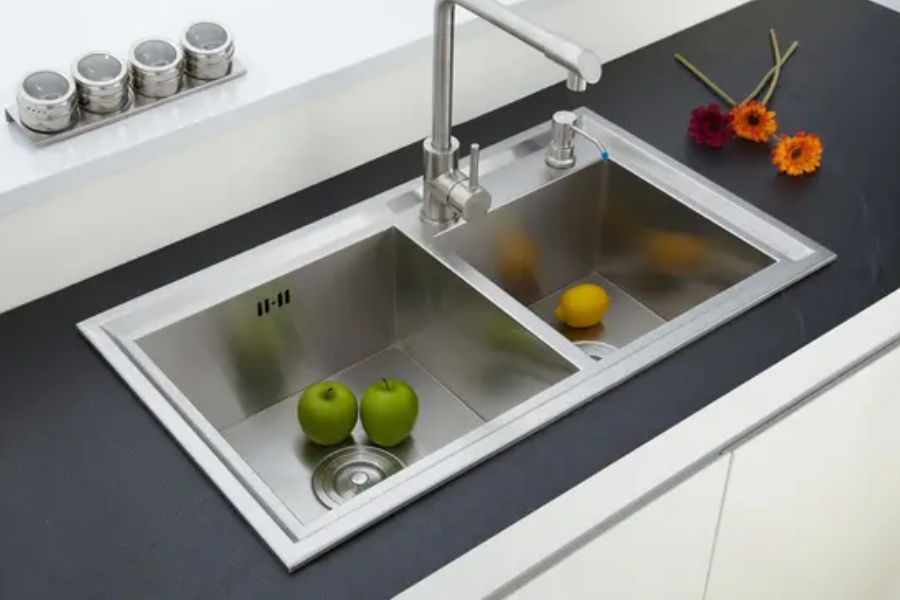 Chậu rửa chén Nobinox LIKEN NL786 2 hộc