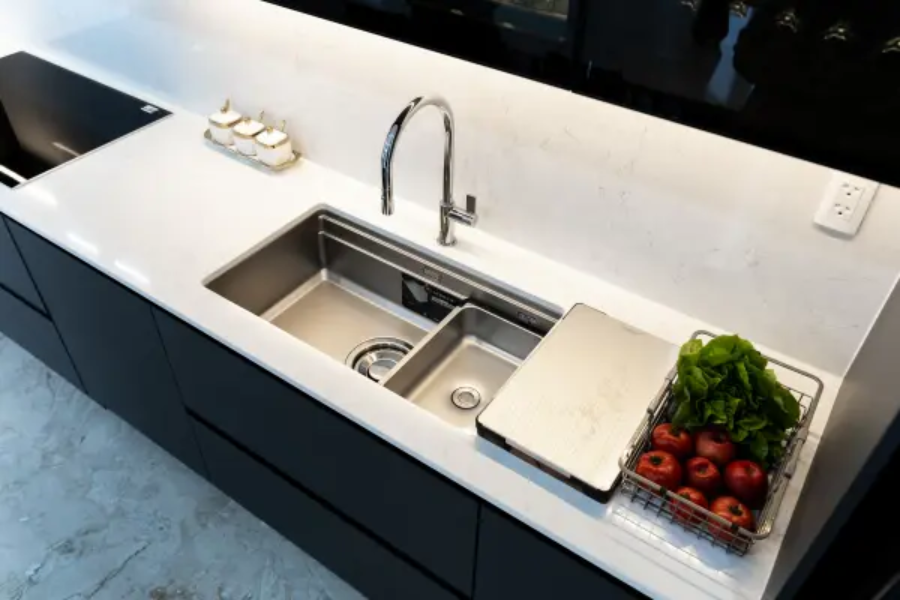 Chậu rửa chén Nobinox LIRA NJ562D 1 hộc