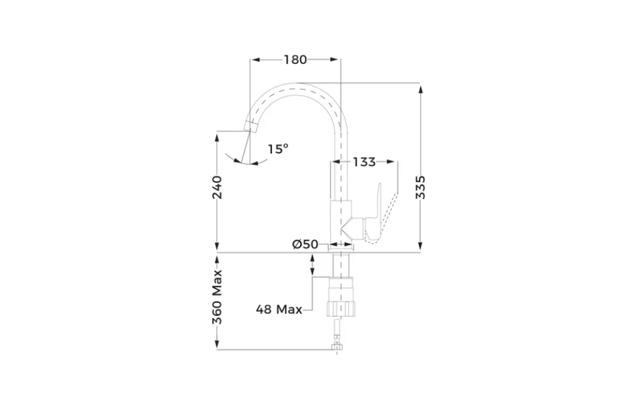 Vòi rửa chén Teka IN 915 53915620N