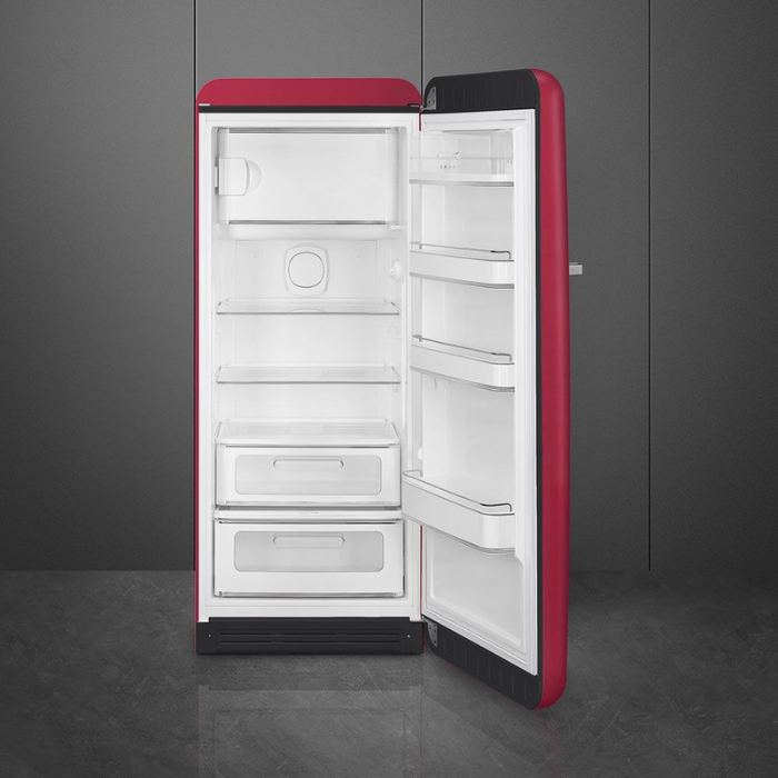 Tủ lạnh Smeg FAB28RDRB6 màu đỏ ruby 270 lít