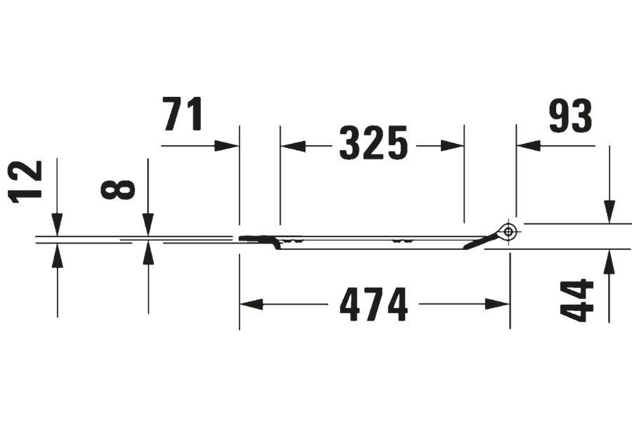 Nắp bồn cầu Duravit 0060590099 Durastyle