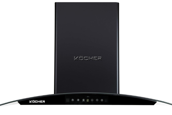 Máy hút mùi kính cong Kocher K-226V màu đen 90cm