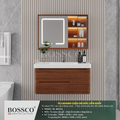 Tủ lavabo Bossco BC-B02VG màu vân gỗ