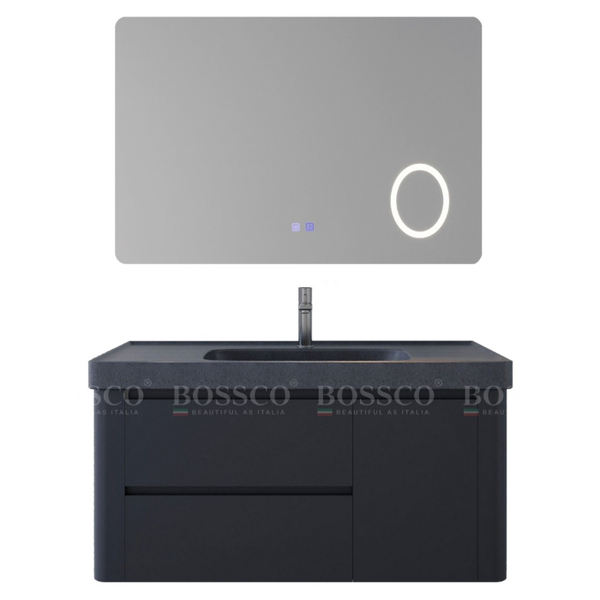 Tủ lavabo Bossco BC-B04XĐ xám đậm
