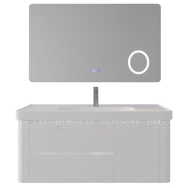 Tủ lavabo Bossco BC-B03T màu trắng