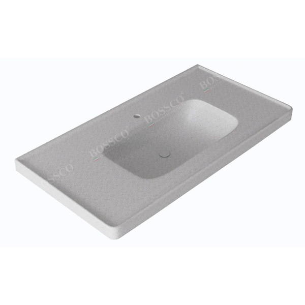 Chậu lavabo Bossco BC-LA10050XKS màu xám kim sa