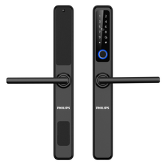 Khóa điện tử Philips DDL608-5HWS cửa nhôm màu đen