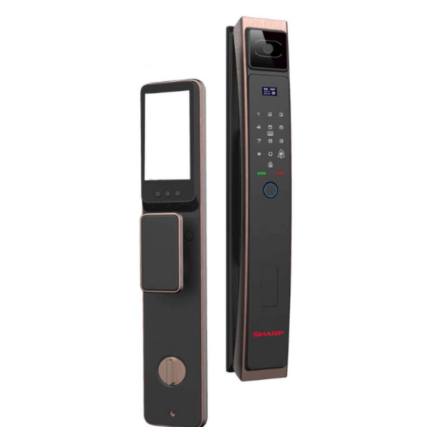 Khóa vân tay thông minh Sharp H3-V Brown Gold