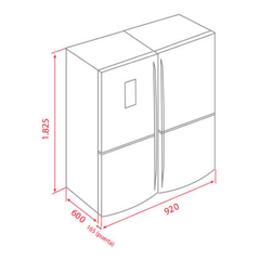 Tủ lạnh side by side Teka NFE 900X 40659940