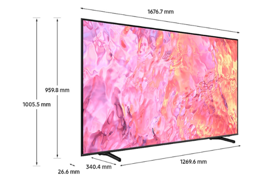 Smart Tivi 75 inch QLED 4K QE1C và Loa thanh Q-series HW-Q60C Samsung F-QA75QE1CQ60C