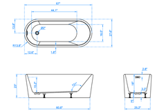 Bồn tắm Maadela MB 7711-67