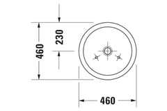 Chậu lavabo Duravit 0445460000 Starck 1