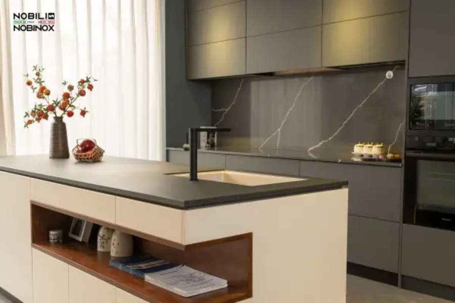 Vòi rửa chén Nobili MATCH NB218B nóng lạnh