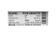 Bếp gas âm Rinnai RVB-2BG(B)N