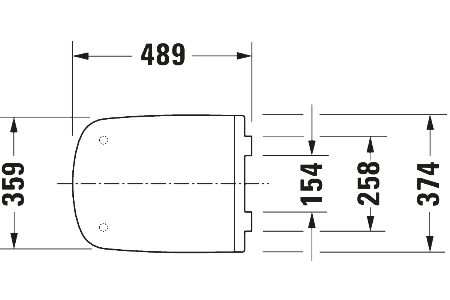 Nắp bồn cầu Duravit 0060590099 Durastyle