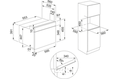 Lò vi sóng kết hợp nướng Franke FMA 45 MW XS âm tủ