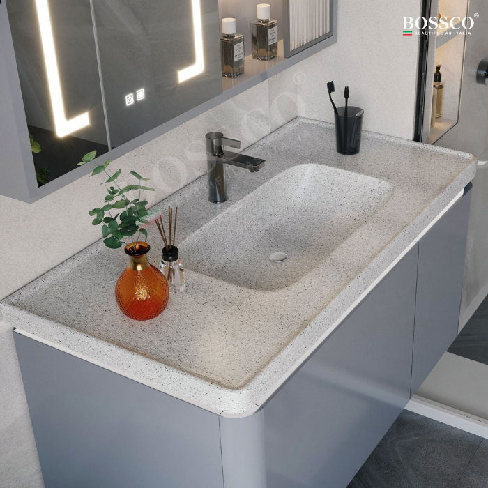 Tủ lavabo Bossco BC-A01X màu xám