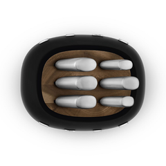 Bộ dao làm bếp 6 món Smeg KBSF02BL màu đen