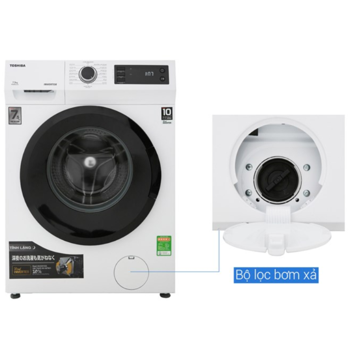 Máy giặt Toshiba TW-BH85S2V Inverter 7.5 kg