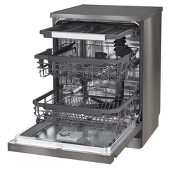 Máy rửa bát LG LDT14BSA4 Quadwash TrueSteam™ màu đen bóng