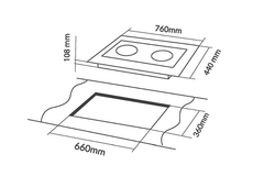 Bếp gas âm Eurosun EU-GA205S