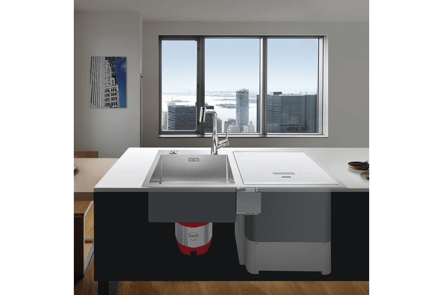 Máy rửa chén tích hợp bồn rửa Franke FSDW50-01BG
