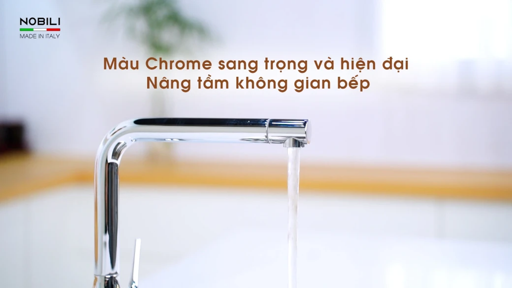 Vòi rửa chén Nobili MANIA NB214 nóng lạnh