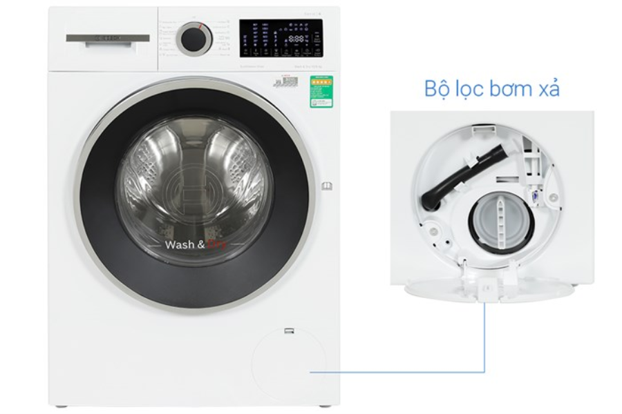 Máy giặt sấy quần áo Bosch WNA254U0SG 10kg/6kg - Serie 6