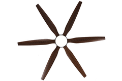 Quạt trần Asia Lighting QT20-N-01 6 cánh màu nâu cà phê