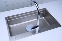 Chậu rửa chén Nobinox LIRA NJ560D 1 hộc