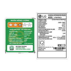 Tủ lạnh LG LFB47BLG Multi Door 474 lít