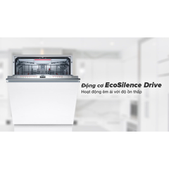 Máy rửa chén Bosch SMV6ZCX42E Series 6, âm tủ công nghệ Zeolith, Home connect