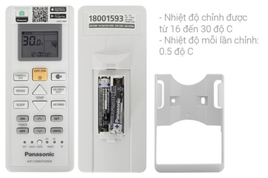 Máy lạnh Panasonic CU/CS-XU12XKH-8 Inverter 1 chiều 11.900 BTU 1.5 HP