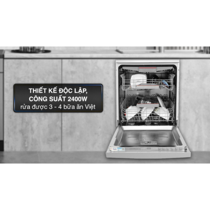 Máy rửa chén Bosch SMS6ZCI49E Series 6 độc lập