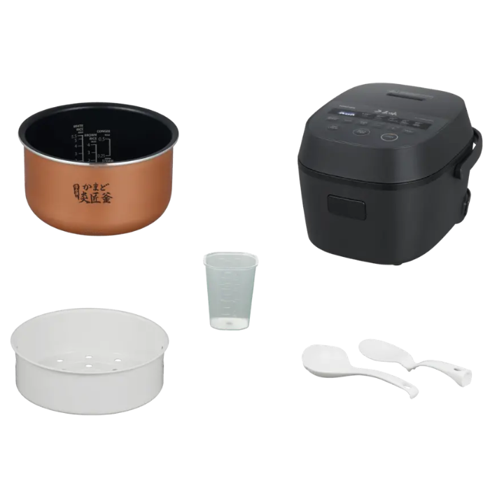 Nồi cơm điện Toshiba RC-18DR5UVN(H) màu xám