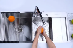 Chậu rửa chén Nobinox LIKEN NL746 2 hộc