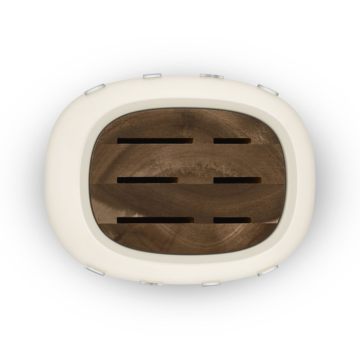 Bộ dao làm bếp 6 món Smeg KBSF02CR màu kem