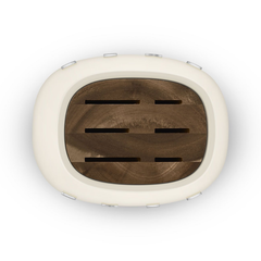 Bộ dao làm bếp 6 món Smeg KBSF02CR màu kem