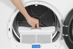 Máy sấy bơm nhiệt Bosch 9 kg WQG24570SG Series 6