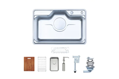 Chậu rửa chén Nobinox LIKEN NL725D 1 hộc