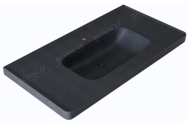 Chậu lavabo Bossco BC-LA10050XĐ xám đen